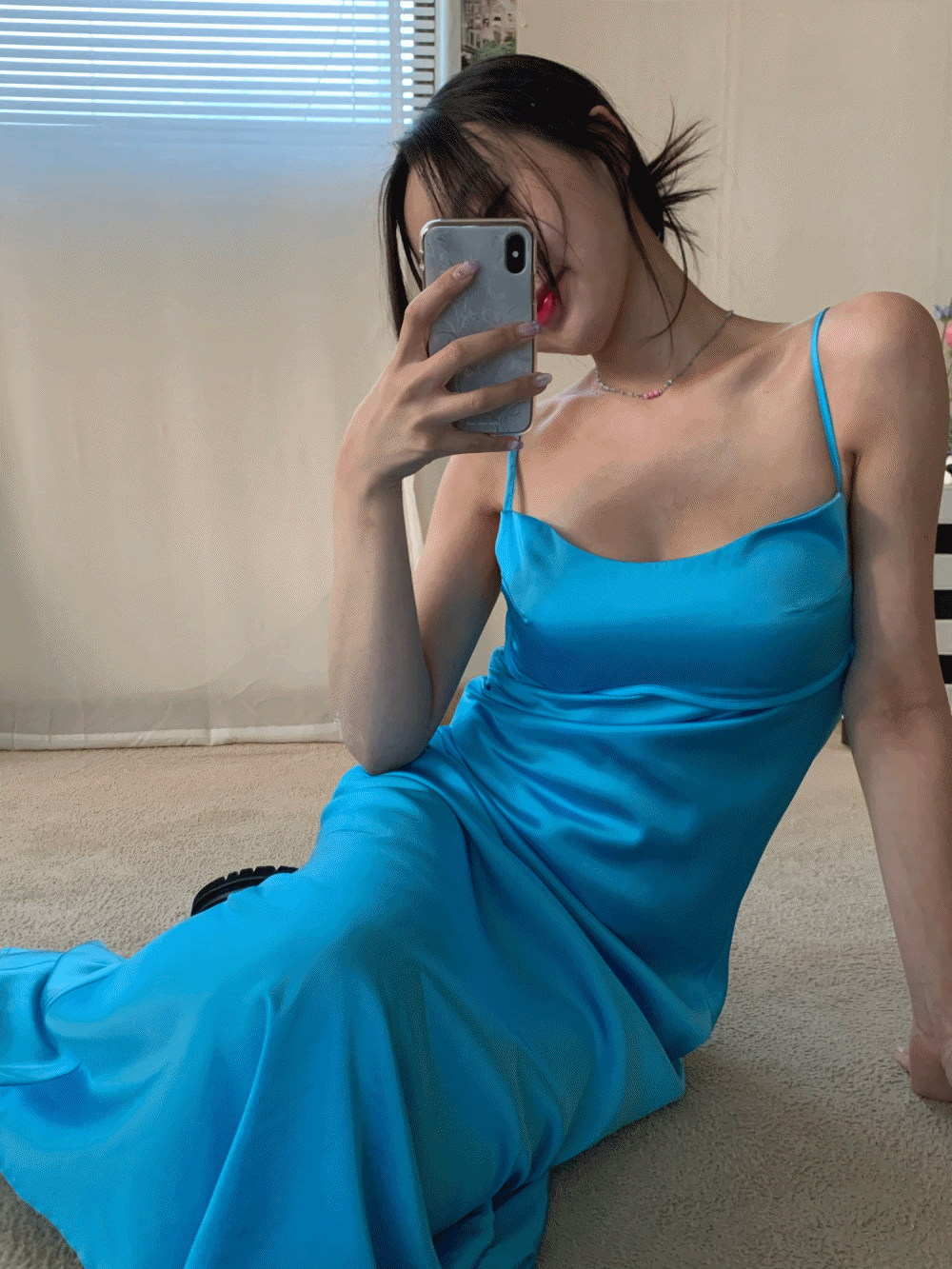 [PREMIUM] [Dress] Bluebell Silk Bustier Dress / 2 colors