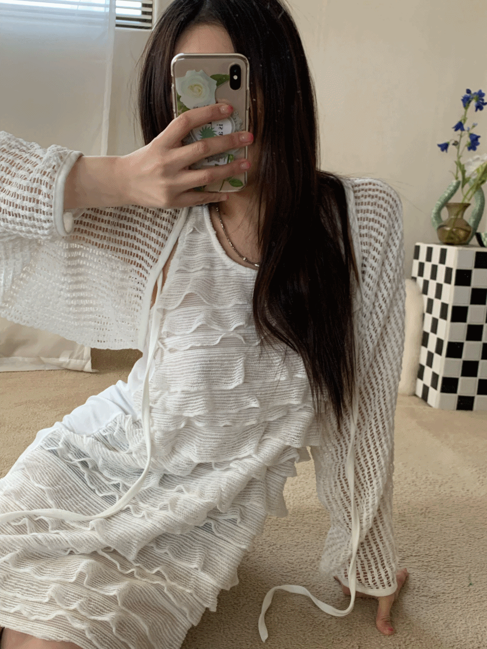 [Dress] Alouette halter mini dress / 2 colors