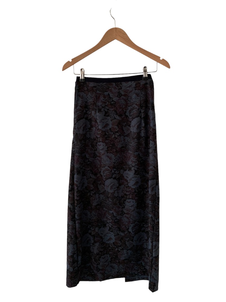 [Skirt] Vintage Rose Pattern Skirt / 2 colors