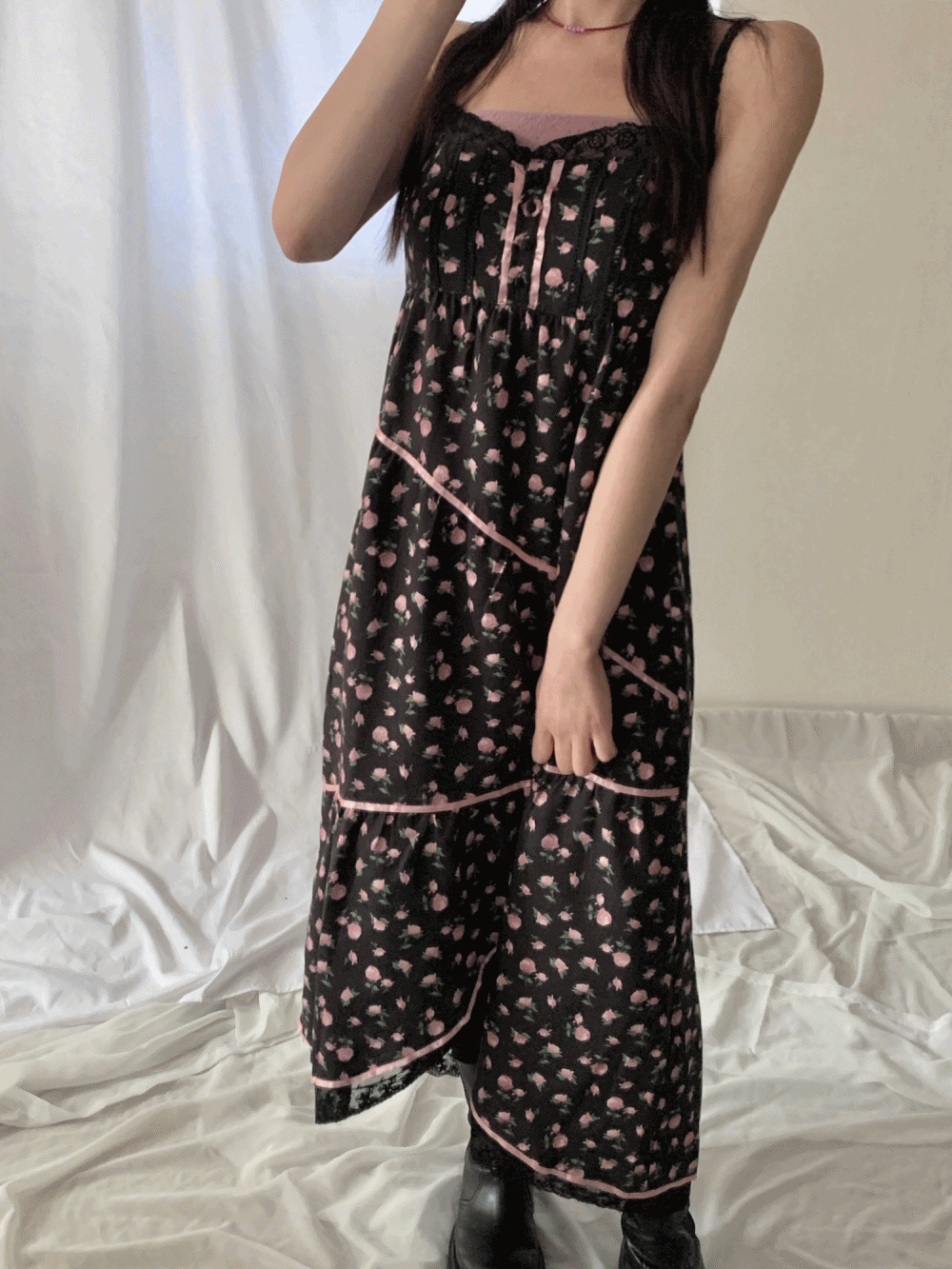 [Dress] Mon Cherie Lace Bustier Dress / 3 colors